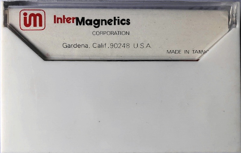 Compact Cassette Inter Magnetics 60 Type I Normal 1986 USA