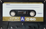 Compact Cassette Astro 60 "DX" Type I Normal Hong Kong