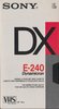 VHS, Video Home System Sony DX 240 Type I Normal 1991 Europe