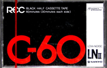 Compact Cassette Sanyo LNII 60 "REC" Type I Normal 1979 Japan