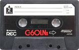 Compact Cassette Sanyo LNII 60 "REC" Type I Normal 1979 Japan