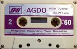 Compact Cassette Agdo 60 "LH" Type I Normal Unknown Country