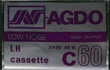 Compact Cassette Agdo 60 "LH" Type I Normal Unknown Country