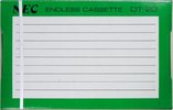 Compact Cassette NEC 20 "DT-20" Endless Cassette 1974 Japan