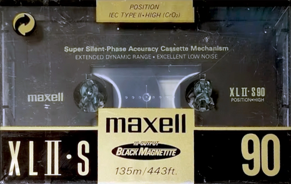 Compact Cassette Maxell XLII-S 90 Type II Chrome 1992 Europe