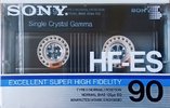 Compact Cassette Sony HF-ES 90 Type I Normal 1986 Japan