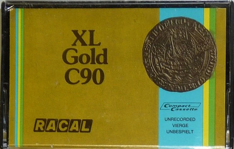 Compact Cassette Racal XL Gold 90 Type I Normal 1982 UK