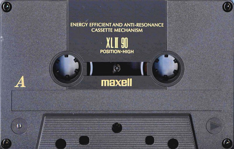 Compact Cassette Maxell XLII 90 Type II Chrome 1993 North America