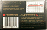 Compact Cassette Permaton Super Ferro I 90 Type I Normal 1987 Europe