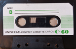 Compact Cassette Universal 60 Type II Chrome 1979 Europe
