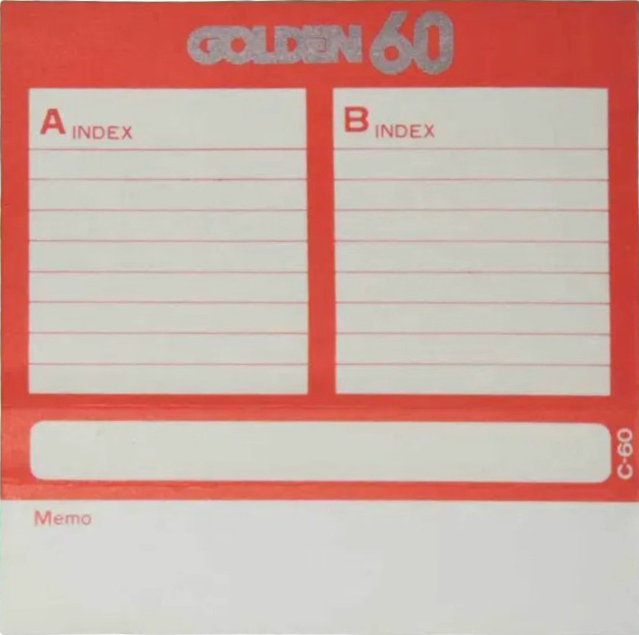 Compact Cassette Golden 60 Type I Normal 1979 Worldwide