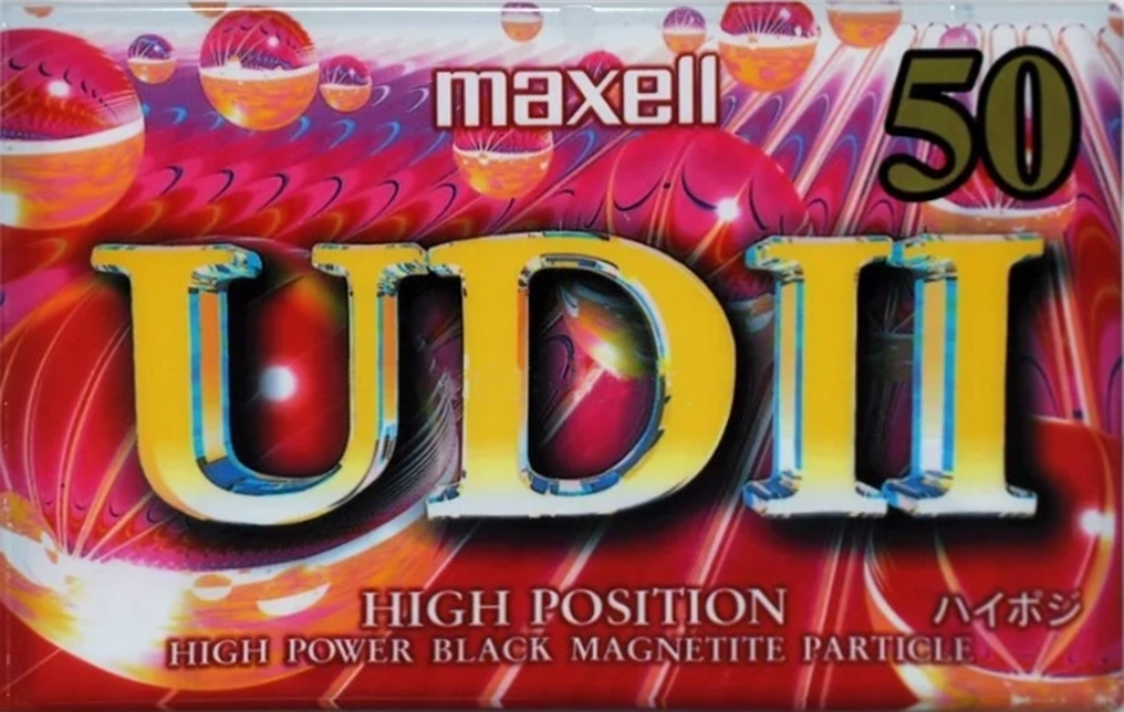 Compact Cassette Maxell UDII / UD2 50 "UD2-50J" Type II Chrome 1995 Japan