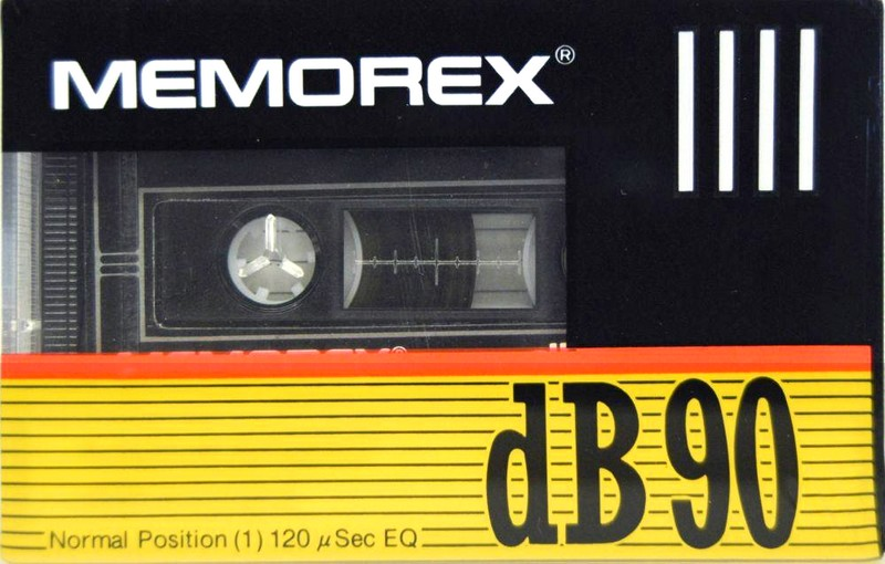 Compact Cassette Memorex dB 90 Type I Normal 1991 Europe