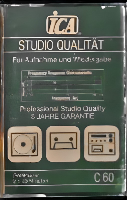 Compact Cassette ICA Studio Qualitat 60 Type I Normal 1981 Germany