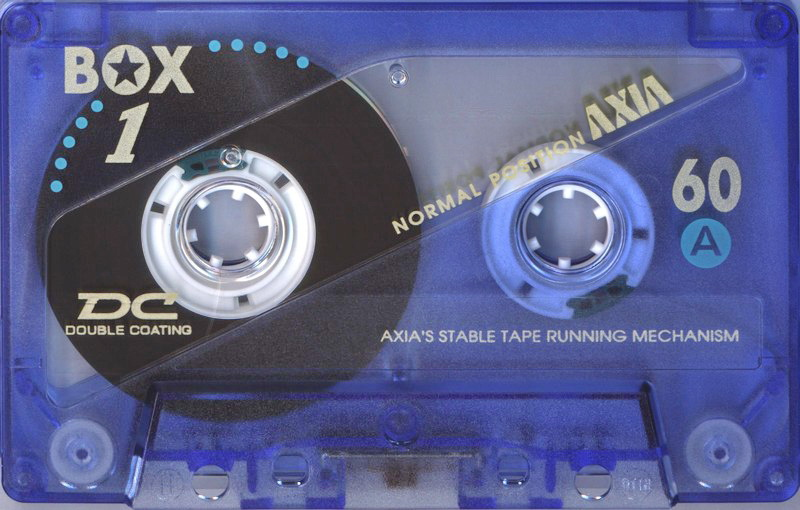 Compact Cassette AXIA Box 1 60 "BOX1B 60" Type I Normal 1996 Japan
