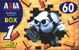 Compact Cassette AXIA Box 1 60 "BOX1B 60" Type I Normal 1996 Japan