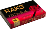 Compact Cassette RAKS ED-SX 60 Type I Normal 1993 Europe