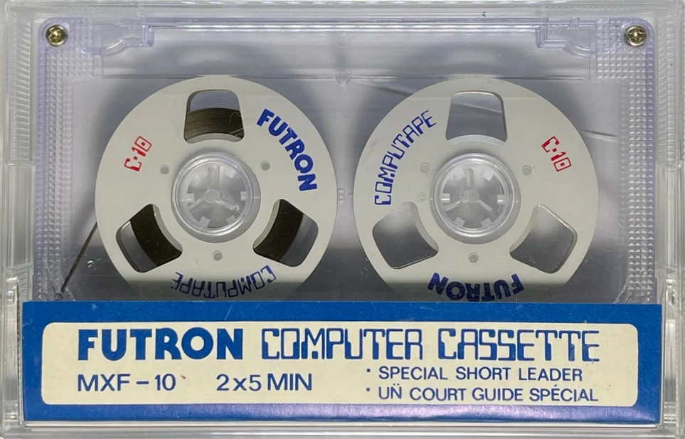 Compact Cassette Futron MXF 10 Computer Cassette 1984 Canada