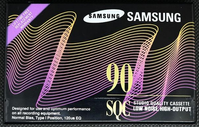 Compact Cassette Samsung SQC 90 Type I Normal 1996 North America