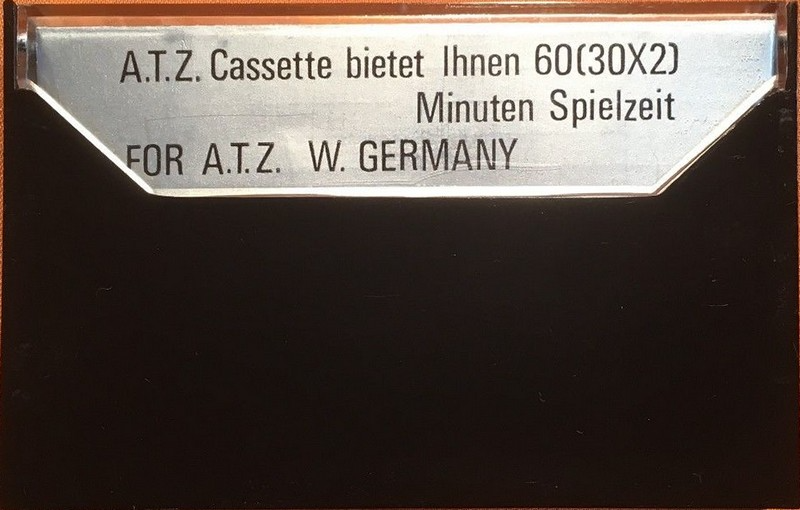 Compact Cassette ATZ 60 Type I Normal 1977 Germany