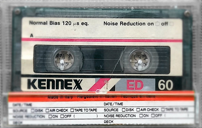 Compact Cassette Kennex ED 60 Type I Normal 1991 Europe
