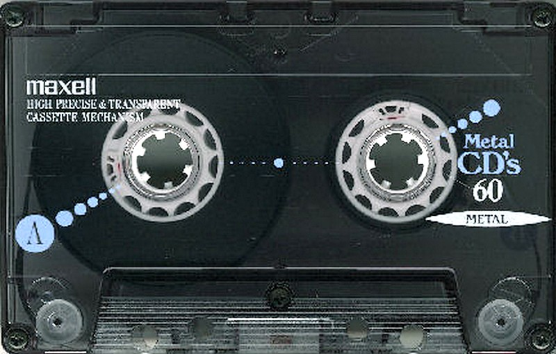 Compact Cassette Maxell Metal CD's 60 "MCDS-80" Type IV Metal 1992 Japan