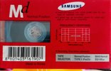 Compact Cassette Samsung MD 90 Type I Normal 2001 Europe