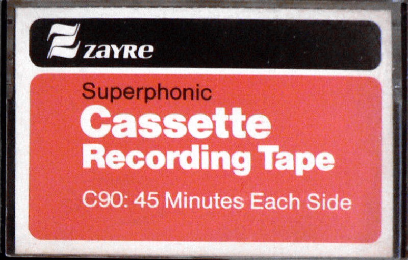 Compact Cassette Zayre 90 Type I Normal