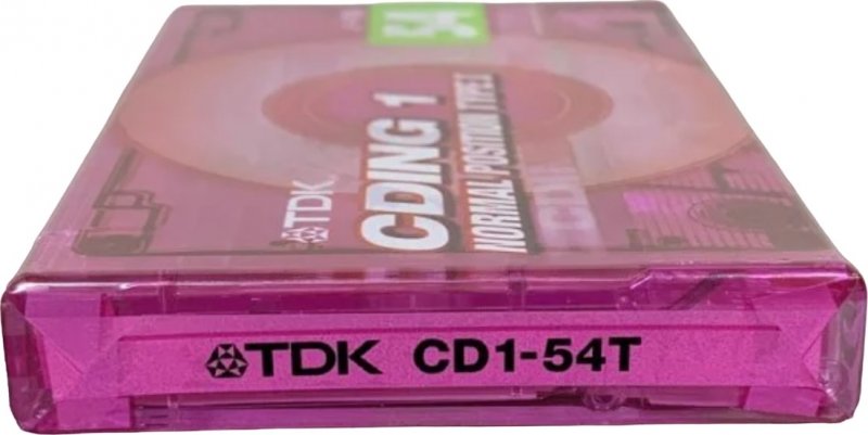 Compact Cassette TDK CDing 1 54 "CD1-54T" Type I Normal 1999 Japan