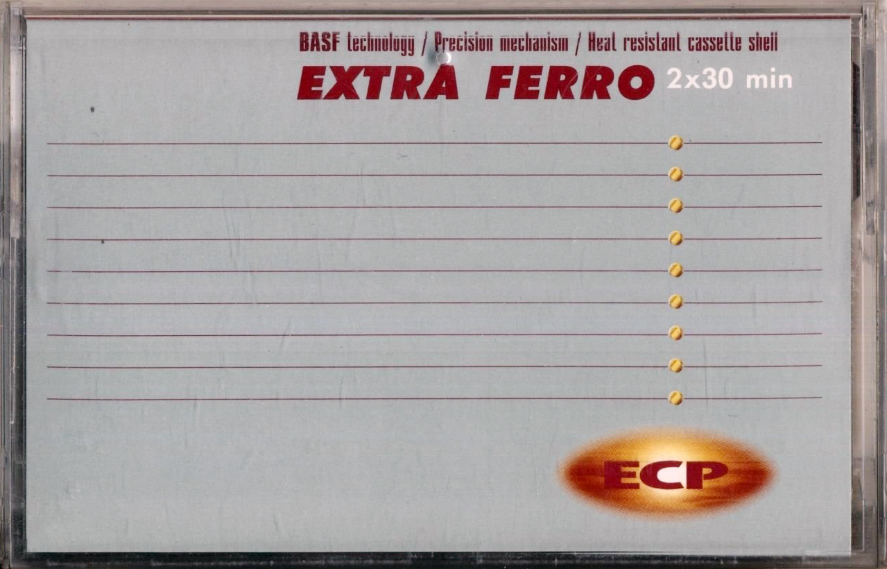 Compact Cassette ECP EF 60 Type I Normal 1997 Russia