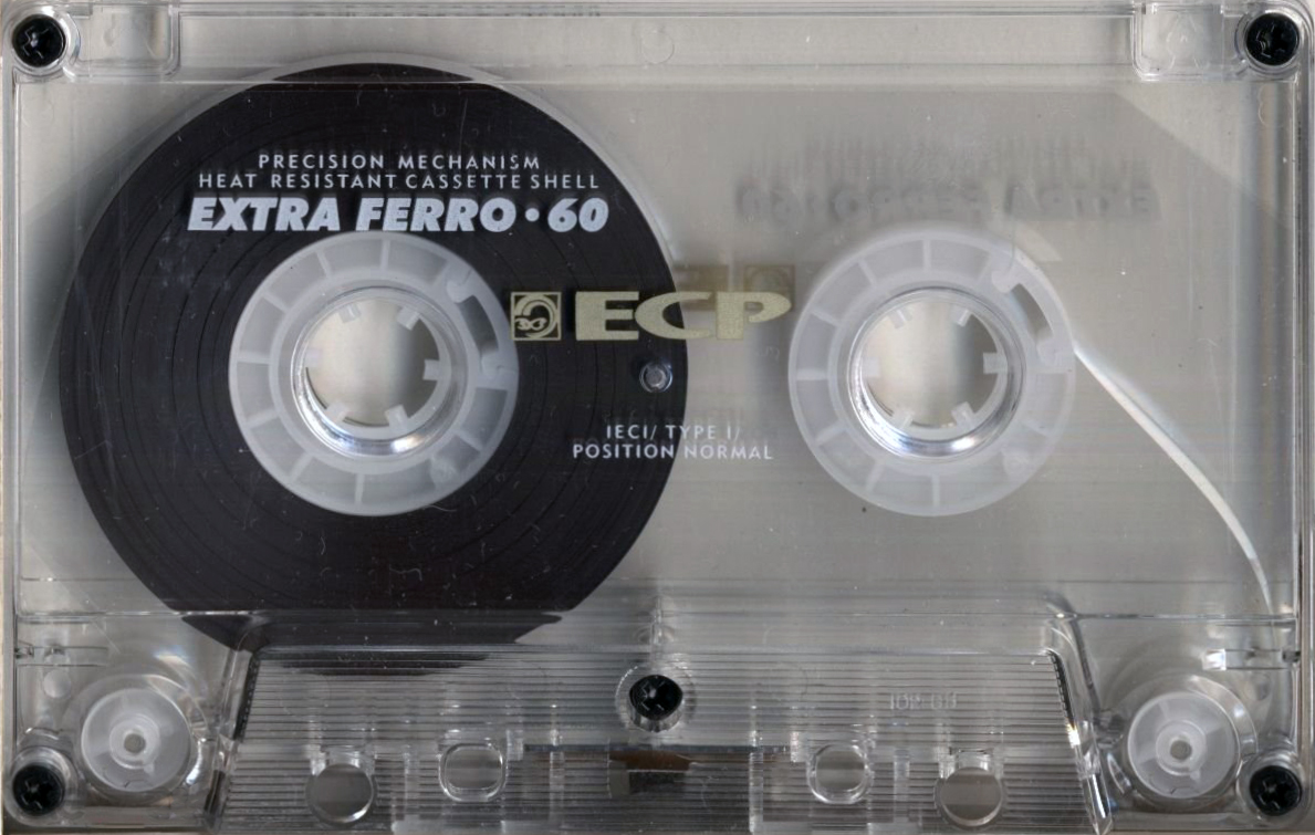 Compact Cassette ECP EF 60 Type I Normal 1997 Russia