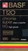 VHS, Video Home System BASF super HG 120 Type II Chrome 1985 North America