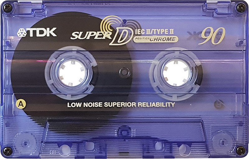 Compact Cassette TDK Super D 90 "SD-90EB" Type II Chrome 1997 Worldwide