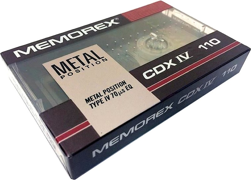 Compact Cassette Memorex CDX IV 110 Type IV Metal 1989 Canada, USA
