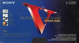 VHS, Video Home System Sony Premium Grade 120 "T-120VF" Type I Normal 1999 North America