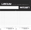 Compact Cassette Lekium Fe X 60 Type I Normal Europe