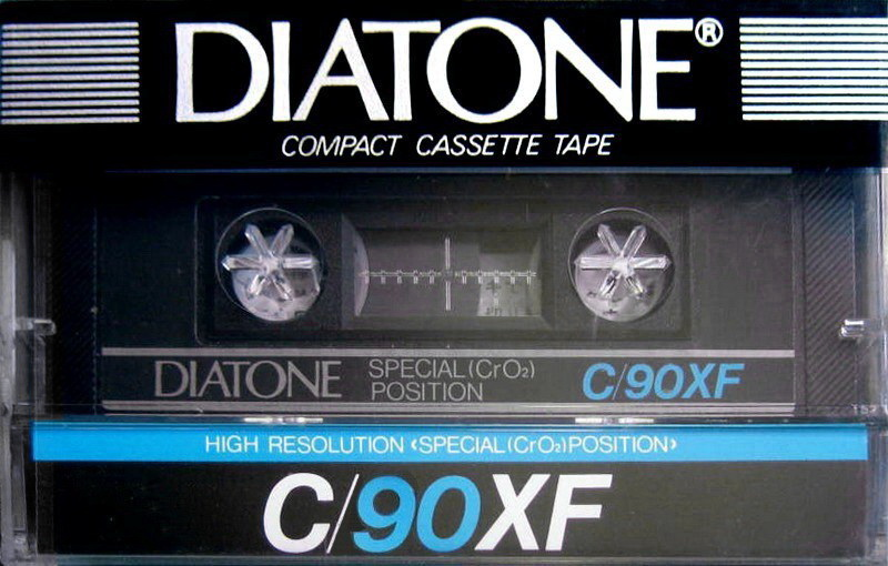 Compact Cassette Diatone XF 90 Type II Chrome 1983 Japan