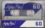 Compact Cassette No Name 60 "Alpha Plus I" Type I Normal Unknown Country