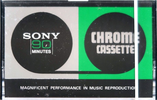 Compact Cassette Sony 90 "C-90CR" Type II Chrome 1971 Japan