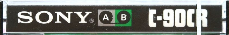 Compact Cassette Sony 90 "C-90CR" Type II Chrome 1971 Japan