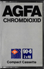 Compact Cassette AGFA Chromdioxid 90+6 Type II Chrome 1979 Europe