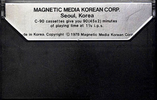 Compact Cassette Media 100 90 Type I Normal 1978 South Korea