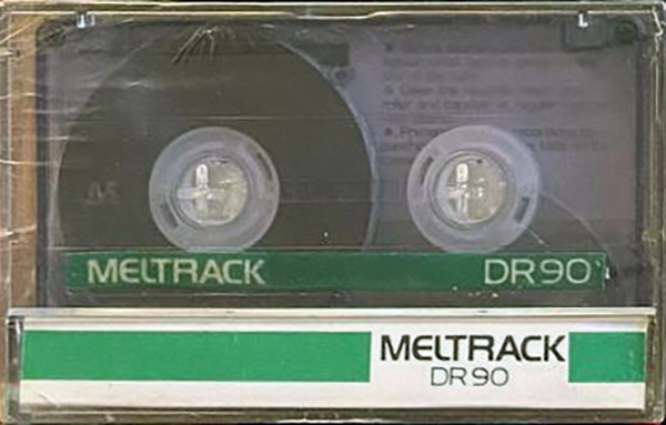 Compact Cassette Meltrack DR 90 Type I Normal 1989 India