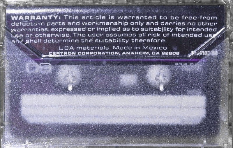 Compact Cassette Certron HD 60 Type I Normal 1976 USA