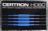 Compact Cassette Certron HD 60 Type I Normal 1976 USA
