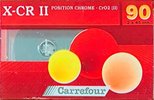 Compact Cassette Carrefour X-CR II 90 Type II Chrome France