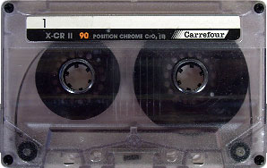 Compact Cassette Carrefour X-CR II 90 Type II Chrome France