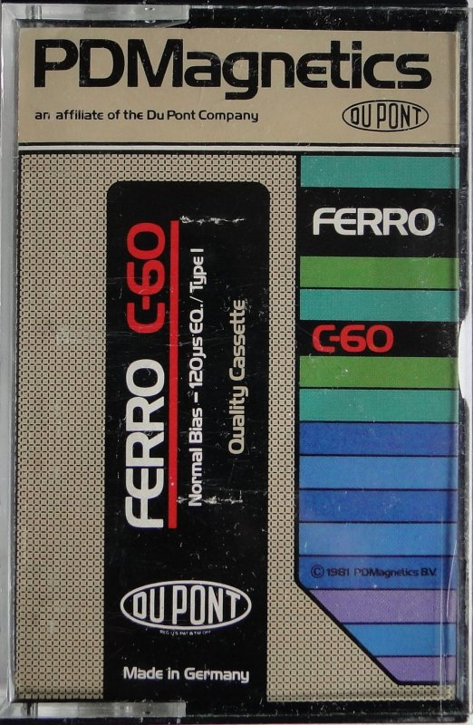 Compact Cassette PDM Ferro 60 Type I Normal 1981 Europe