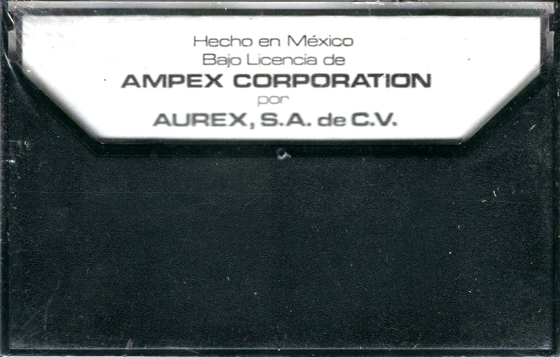 Compact Cassette Ampex 350 42 Type I Normal 1972 Mexico