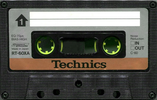 Compact Cassette Technics XA 60 "RT-60XA" Type II Chrome 1979 Europe